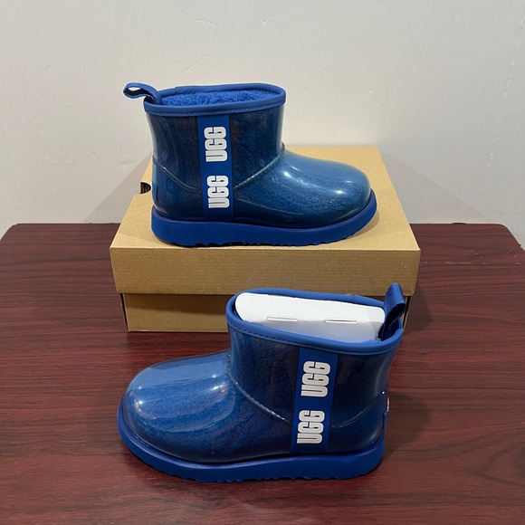 Ugg, Girls, Classic Clear Mini, 1112386K, Blue - Picture 3 of 12